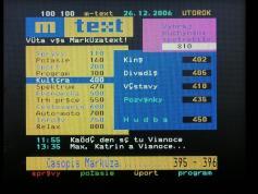 0  UNAOHM EP 3000 EVO DIGITAL celkovy detail na TELETEXTOVE OKNO TV Markiza v pakete SykLink ASTRA 3A   