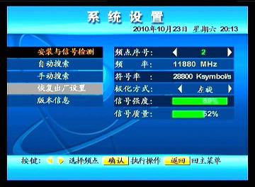 Chinasat 9 at 92.2 e_KU Asian footprint_11 880 L ABS-S reception quality-n