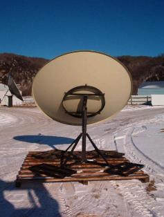 DH Antenna USA 240 cm in rear view