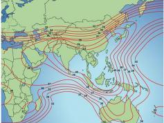 Measat 3 at 91.5 E _ Global footprint