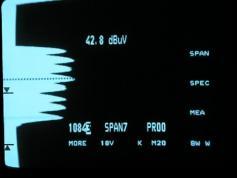 DX Astra 2D detail na 8 TP z expandovaneho frekvencneho spektra vo V pol SIDELOBE z UNAOHM EP 300