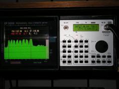 b 8 transponderov vo V pol MARK 1 10 729 MHz MARK 2 10 936 MHz z analyzovaneho spektra v UNAOHM EP 3000 EVO DIGITAL