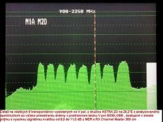 BBB ASTRA 2D V pol detail na 8 TP zo signalneho spektra
