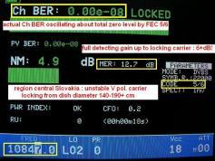 Astra 2D at 28,2E V pol 10 847 MHz Q analysis