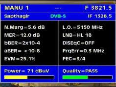 Insat 3A at 93.5 e-3 821 V DD Saptagiri India-Q data