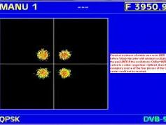 Insat 3A 4B at 93.5 e _ 4B footprint _ 3 951 H MPEG-4 Sakshi TV _ QPSK Constellation diagram