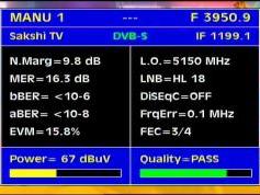 Insat 4B at 93.5 e _ C band footprint _ PF Prodelin 3.7 m at Lucenec Slovakia_Q data