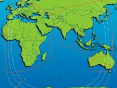 Intelsat 10 at 68.5 e_global footprint in C band