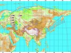 Express AM33 at 96.5e _steerable footprint in C band