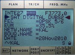 IS 907 at 27.5w_NE zone beam in the C band_3 773 L Packet KAL- first