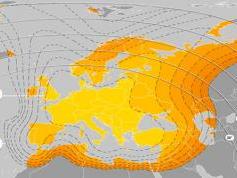 Eutelsat W3A at 7.0 e _ footprint Europe C