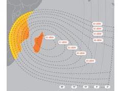 Eurobird 16 at 16.0 e _ steerable footprint_