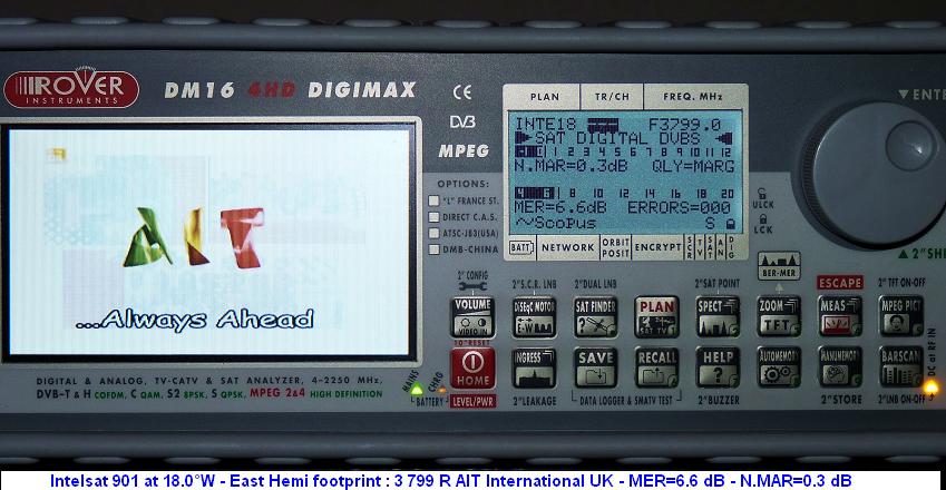 intelsat 901 at 18.0 w