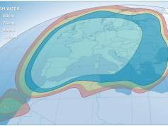 Astra 1KR at 19.2 e _ european footprint