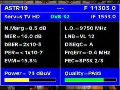 Astra 1L at 19.2 e _ european footprint_11 303 H Packet Astra _Q data