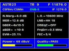 Astra 1E 1G 3A at 23.5 E _ 1G footprint _ 11 876 H Packet CS Link_Q data