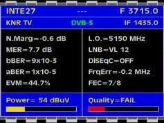 Intelsat 907 at 27.5 w _ NE zone footprint _ 3 715 LC KNR TV Greenland _ Q data