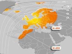 Eurobird 1 at 28.5 e _ Fixed footprint _