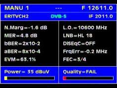 Arabsat 2B at 30.5 e _ KU footprint _12 611 V ERI TV 2 _ Q data