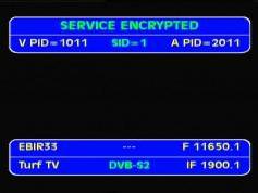 Eurobird 3 at 33.0 E _ 11 650 V DVB S2 Turf TV _ VA pids