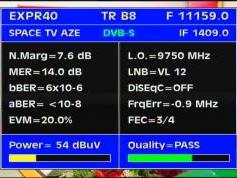 Express AM1 at 40.0°E _  11 159 V Space TV _ Q  data