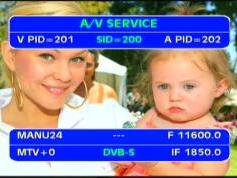 Express AM1 at 40.0°E _  11 600 V MTV Russia _ VA pids data