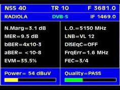 NSS 806 at 40.5 w _ Hemi footprint _ 3 681 R Radiola TV _ Q data