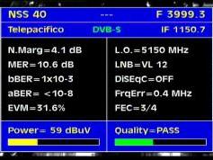 NSS 806 at 40.5 w _ Hemi footprint _ 3 999 L Telepacifico _ Q data