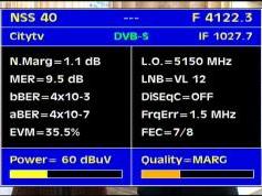 NSS 806 at 40.5 w _ Hemi footprint _ 4 122 R City tv _ Q data