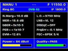 Intelsat 12 at 45.0e-european beam-11 550 V Packet Vivacom-Q data