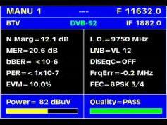 Intelsat 12 at 45.0e-european beam-11 632 V Packet Vivacom-Q data