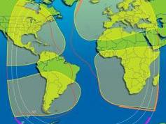 Intelsat 705 at 50.5 w_Global and East Hemi footprint