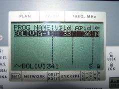 Intelsat 805 at 55.5 w _ Hemi footprint_3 760 H Bolivia TV_NIT data