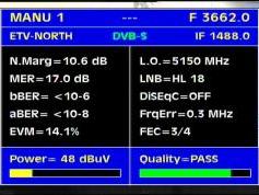 NSS 12 at 57.0 E-west hemi footprint in the C band-3 662 L ETV network-Q data