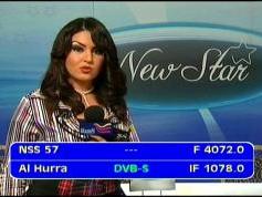 NSS 12 at 57.0 e _ global footprint _ 4 072 L MPEG 4 feed Al Hurra _ IF data
