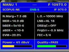 Intelsat 904 at 60.0 e-spot 1 russia-10 973 V TV100-Q data