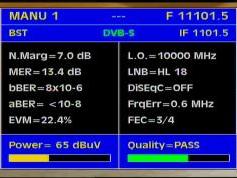 Intelsat 904 at 60.0 e-spot 1 russia-11 101 V BST-Q data