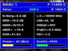 Intelsat 702 at 66.0e-spot 1 russian beam-11 489 V Kazakstan Aktau-Q data