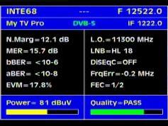 Intelsat 10 at 68.5 e-africa and europoe beam-12 522 H My TV-Q data