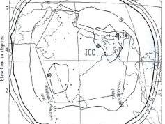 Insat 3C at 74.0E ISRO coverage map