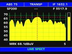 ABS 1 at 75.0 e _ A standard footprint _ 3 517 V DVB S2 8PSK  Data_ spectral analysis
