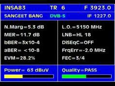 Insat 2E 3B 4A at 83.0 e _ C band _4A footprint_3 923 H Packet Essel Shyam_Q data