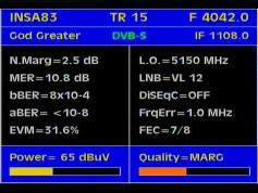 Insat 2E at 83.0 e _ 2E wide footprint_ 4 042 V RRSat Global netw. _ Q data