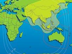 Insat 2E at 83.0 e _ C band_asian zone footprint