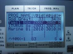 Insat 2E-3B-4A at 83.0e-2e wide beam-4 042 V packet RRSat Global-NIT data