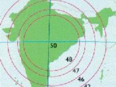 Insat 3B at 83E KU band India footprint