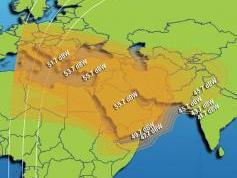 Intelsat 15 at 85.2 e-middle east footprint