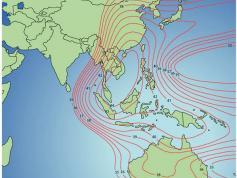 Measat 3 at 91.5 E _ Asia footprint