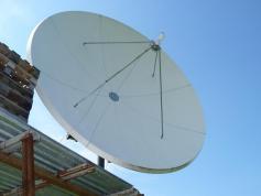 Measat 3 at 91.5 E-global footprint-PF Prodelin 3.7 m