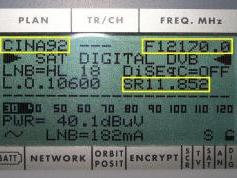 Chinasat 9 at 92.2 E _ KU SPOT East Asia _ 12 170 LC DVB-S Data stream _ PWR level SR data  03